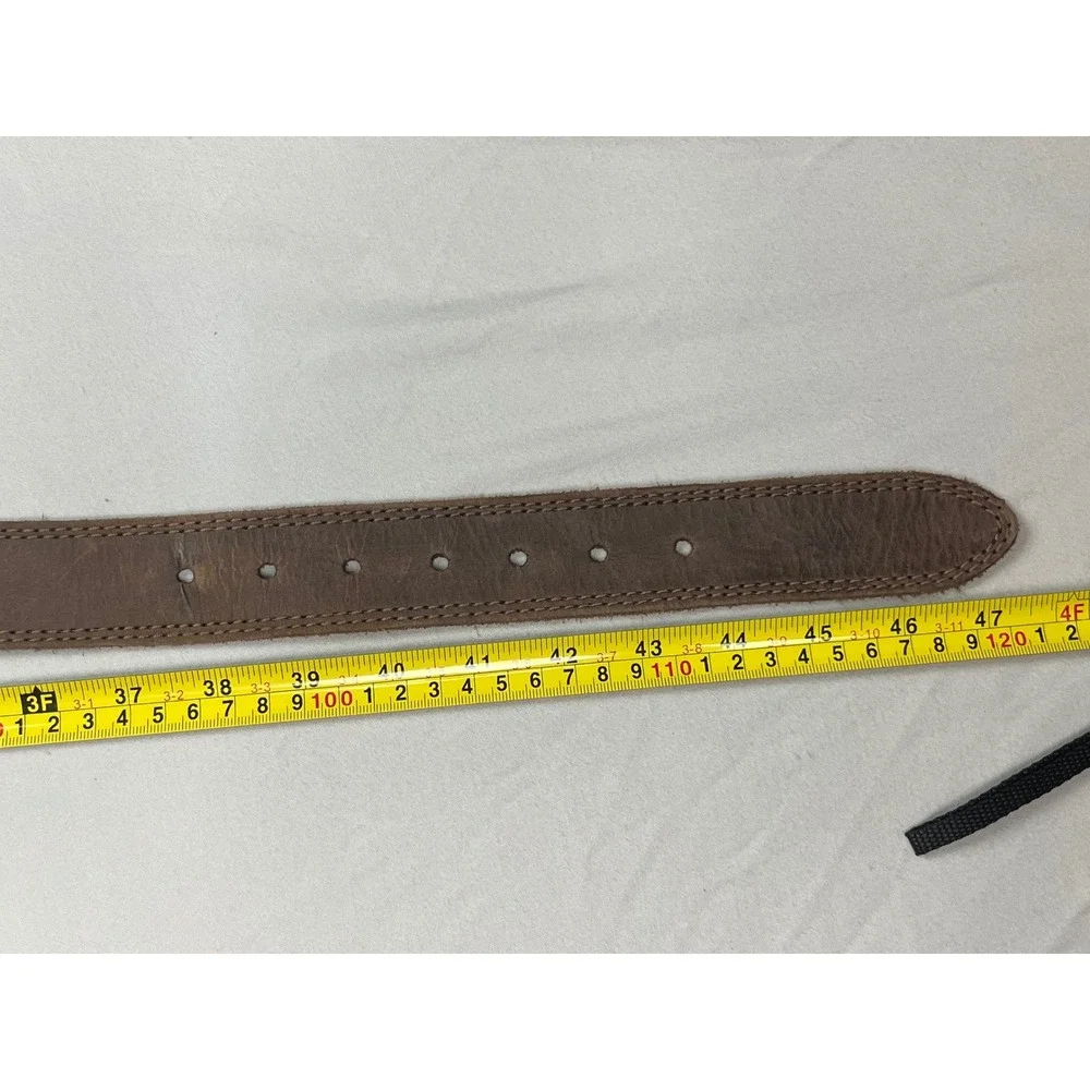 Hide and Drink Brown Full Grain Leather Belt Handcrafted Guatemala Size 38-43